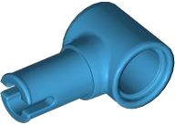 Technic, Perno con Creste di Attrito e Foro per Perno in azzurro scuro, numero pezzo LEGO 15100