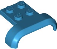 LEGO onderdeel Voertuig, Spatbord 4 x 3 x 1 met Boogkromming 28326