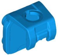 LEGO part Minifigure Neck Bracket with 4 Back Studs and Front Harness 41811