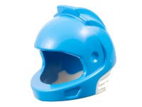 LEGO part Minifigure, Headgear Helmet Space, City Astronaut with Molded White Neck Base Pattern 49663pb04