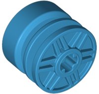 LEGO onderdeel Wheel 18mm D. x 14mm with Axle Hole, Fake Bolts and Shallow Spokes 55982