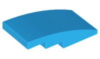 LEGO part Slope, Curved 4 x 2 93606