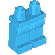 Hips  and Legs Plain in azzurro scuro, numero pezzo LEGO 970c00