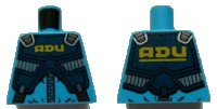 LEGO part Torso Alien Conquest ADU Soldier with Protection Vest Pattern 973pb0903