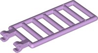 LEGO onderdeel Bar 7 x 3 with 2 Open O Clips (Ladder) 5630