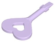 LEGO onderdeel Tile Remover Key with Heart and Screwdriver Ends 69871