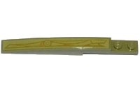 LEGO part Slope, Curved 10 x 1 with Gold Swirls and Geometric Pattern Model Left Side (Sticker) - Set 70738 85970pb015L