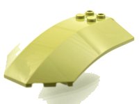 LEGO part Windscreen 8 x 6 x 2 Curved Sloped Sides x224