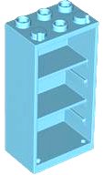 LEGO part Conteneur, Placard / Réfrigérateur 2 x 3 x 5 2656