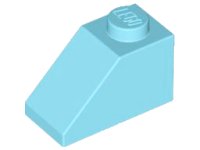 Schräge 45 2 x 1 in azzurro medio, numero pezzo LEGO 3040