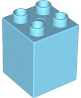 LEGO onderdeel Duplo, Brick 2 x 2 x 2 31110