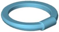 LEGO part Minifigure, Weapon Hoop Blade / Chakram 35485