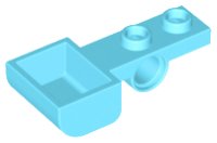 LEGO onderdeel Plate, Modified 1 x 2 with Pin Hole and Bucket (Catapult) 88289