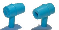 Friends Accessories Hair Dryer in mittelazur, LEGO Teilenummer 93080c