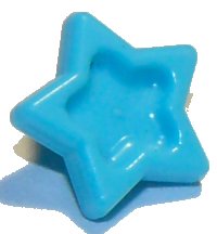 LEGO onderdeel Friends Accessories Hair Decoration, Star with Small Pin 93080f