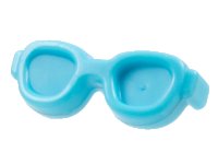 LEGO onderdeel Friends Accessories Glasses, Oval Shaped with Small Pin 93080l