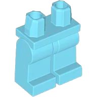 Hips  and Legs Plain in azzurro medio, numero pezzo LEGO 970c00