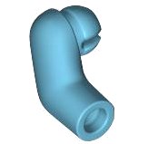 Arm, Right in azzurro medio, numero pezzo LEGO 982