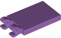 LEGO part Baldosa, Modificada 2 x 3 con 2 Clips O Abiertos 30350b