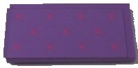 LEGO part Tile 2 x 4 with Magenta Stars Pattern (Sticker) - Set 41055 87079pb0518
