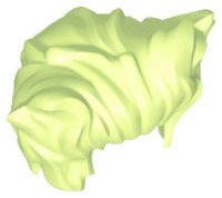 LEGO part Minifigure, Hair Swept Back with Spikes on Side 53798