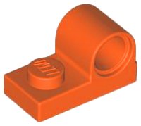 LEGO part Platta, Modificata 1 x 2 con Foro per Perno sulla Parte Superiore 11458