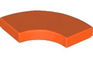 LEGO part Piastrella, Angolo Arrotondato 2 x 2 Macaroni 27925