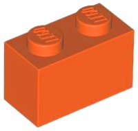 LEGO part Mattone 1 x 2 3004