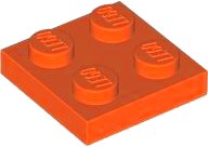 LEGO part Platta 2 x 2 3022