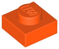 LEGO part Platta 1 x 1 3024
