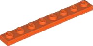LEGO onderdeel Plaat 1 x 8 3460