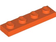 LEGO onderdeel Plate 1 x 4 3710