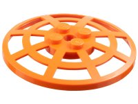 LEGO onderdeel Dish 6 x 6 Inverted (Radar) Webbed - Type 2 (Underside Attachment Positions at 90 degrees) 4285b