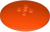 LEGO onderdeel Dish 6 x 6 Inverted (Radar) - Solid Studs 44375b