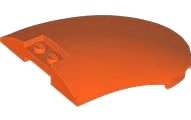 LEGO onderdeel Windscreen 8 x 6 x 2 Curved 5274
