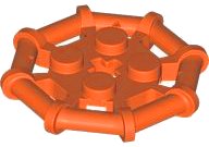 LEGO part Plate, Modified 2 x 2 with Bar Frame Octagonal, Reinforced, Completely Round Studs 75937