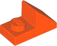 LEGO part Slope 45 2 x 1 with 2/3 Cutout 92946