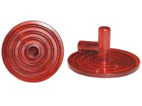 LEGO part Minifigure, Shield Circular Ridged Face with Stud 3876