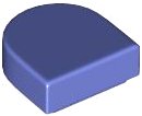 LEGO part Tile, Round 1 x 1 Half Circle Extended 24246