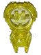LEGO part Hero Factory Chest Badge with Letter H and Spiked Bottom 87799