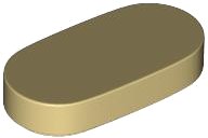 LEGO part Tile Round 1 x 2 1126