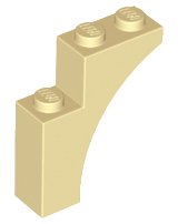 LEGO part Brick Arch 1 x 3 x 3 [Gothic] 13965