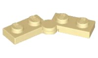 Scharnier-Platte 1 x 4 Drehbar (2429 / 2430) in beige, LEGO Teilenummer 2429c01