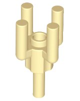 LEGO part Bar, 4 Top Bars, Palm Tree Top 2566
