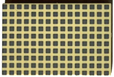 LEGO part Piastrella 2 x 3 con Motivo Quadrati Grigio Bluastro Scuro (26603pb209)
