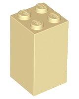 LEGO part Ladrillo 2 x 2 x 3 30145
