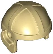 Minifigure, Headgear Cap, Aviator in tan, LEGO part number 30171