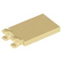LEGO onderdeel Tegel, Gewijzigd 2 x 3 met 2 Open O Clips 30350b