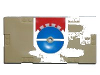 LEGO part Section Terrain Sports 8 x 16 avec Motif Ligne Lancer Franc Basketball 30489pb02