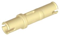 LEGO part Technic Pin Long without Friction Ridges, with Anti-Roll Notch 39888